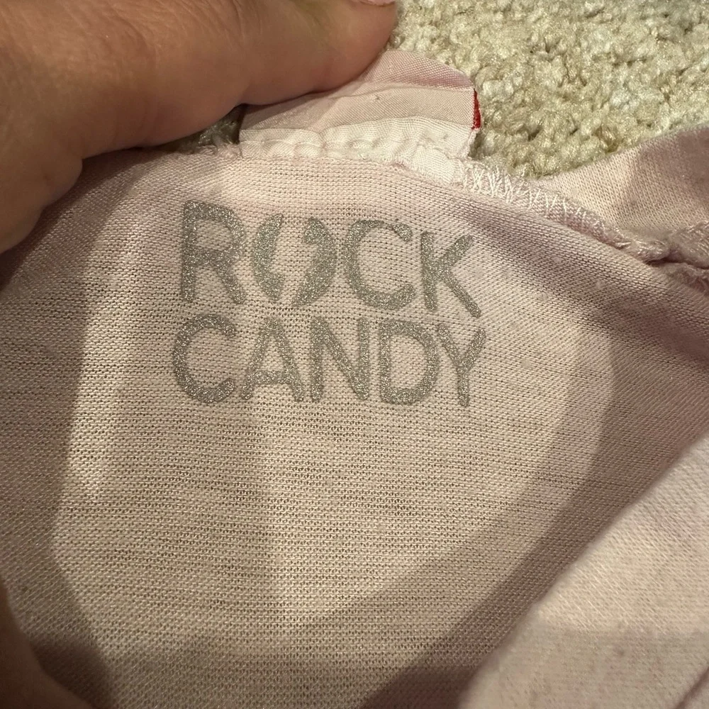 Designer From Denny’s!  Playful Smiley Long Sleeve Tee - Light Pink